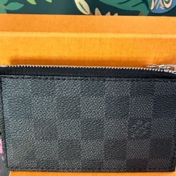 Louis Vuitton Wild Animals Damier Graphite Card/Coin pouch LTD EDITION PRISTINE - Picture 4 of 7